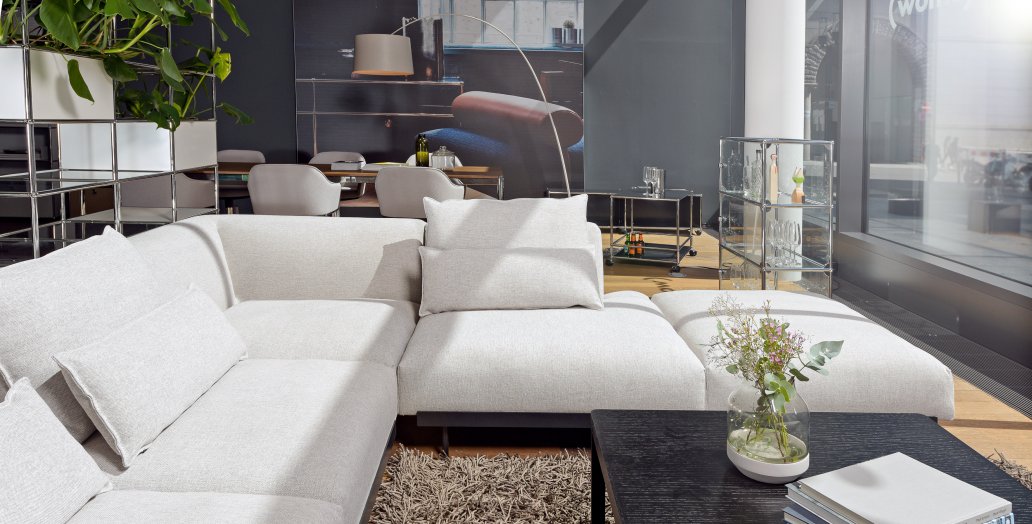 Living room furniture at smow × USM in Stuttgart