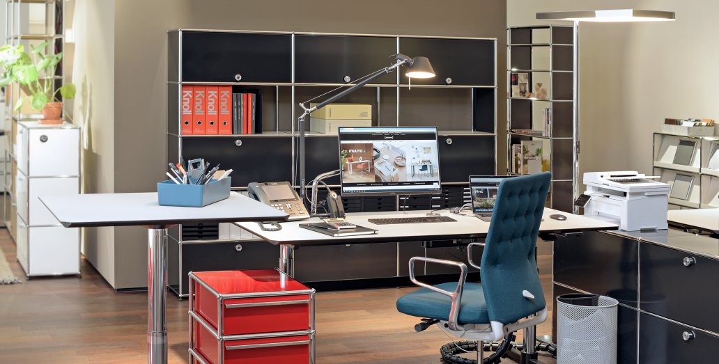 Office furniture at smow × USM in Stuttgart
