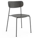 Scope Chair, Matt black lacquered oak, Black