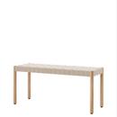 Betty Bench, 105 cm, Natural oak / natural linen