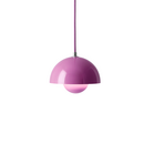 Flowerpot VP10 Pendant Lamp, Tangy pink