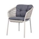 Ocean Chair, Open soft Rope – Sand, Natté - Grey