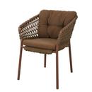 Ocean Chair, Open soft Rope – Umber brown, Rise - Umber brown