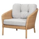 Ocean Lounge Chair large, Large flat Weave - Natural, Wove - Light brown