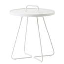 On-the-move Side Table, Large - H 60 cm x Ø 52 cm, White