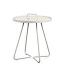 On-the-move Side Table, Small - H 54 cm x Ø 44 cm, Sand