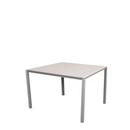 Pure Table, 100 cm x 100 cm, Toscana sand, Light grey