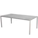 Pure Table, 200 cm x 100 cm, Fossil grey, Sand