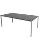 Pure Table, 200 cm x 100 cm, Fossil black, Taupe