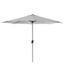 Sunshade Parasol, Silver, matt - Light grey