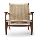 CH25 Lounge Chair, Oiled walnut, Natural