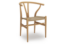 CH24 Wishbone Chair, Oiled oak, Nature mesh