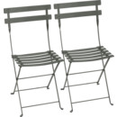 Bistro Folding Chair Set of 2, Rosemary