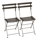 Bistro Folding Chair Set of 2, Tonka