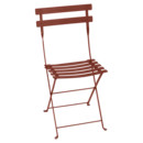 Bistro Folding Chair, Red ochre