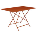 Bistro Folding Table rectangular, H 74 x W 117 x D 77 cm, Candied orange