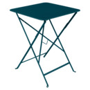 Bistro Folding Table rectangular, H 74 x W 57 x D 57 cm, Acapulco blue