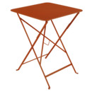 Bistro Folding Table rectangular, H 74 x W 57 x D 57 cm, Candied orange