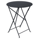 Bistro Folding Table round, H 74 x Ø 60 cm, Anthracite