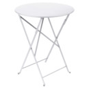 Bistro Folding Table round, H 74 x Ø 60 cm, Cotton white