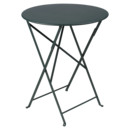Bistro Folding Table round, H 74 x Ø 60 cm, Cedar green
