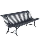 Louisiane Bench, 200 cm, Anthracite