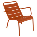 Luxembourg Low Armchair, Candied orange