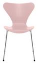 Series 7 Chair 3107, Coloured ash, Pale Rose, Chrome