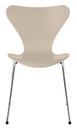 Series 7 Chair 3107, Lacquer, Light beige, Chrome