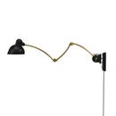 Kaiser Idell 6559-W, Matt black / brass