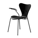 Series 7 Armchair 3207 Chair New Colours, Lacquer, Black, Black