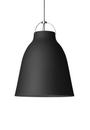 Caravaggio Matt Pendant Lamp, P3 (Ø 40 cm), Black