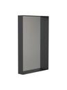 Unu Mirror rectangular, H 50 x W 60 cm, Black matt