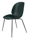 Beetle Dining Chair, Green, Charcoal black
