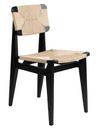 C-Chair, Paper cord, Black stained oak