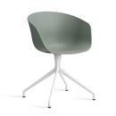 About A Chair AAC 20, Fall green 2.0, White powder coated aluminium