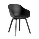 About A Chair AAC 222, Black lacquered oak, Black 2.0