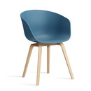 About A Chair AAC 22, Azure blue 2.0, Soap treated oak