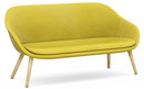 About A Lounge Sofa for Comwell, Hallingdal 420 - yellow, Lacquered oak