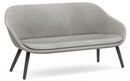 About A Lounge Sofa for Comwell, Hallingdal - warm grey, Black lacquered oak
