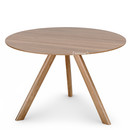 Copenhague Round Table CPH20, Ø 120 x H 74, Lacquered oak, Oak veneer