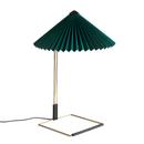 Matin Table Lamp, Ø 380 mm, Green, Brass polished