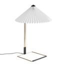 Matin Table Lamp, Ø 380 mm, White, Brass polished