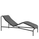 Palissade Chaise Longue, Anthracite, With cushion, Without neck pillow