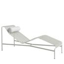 Palissade Chaise Longue, Sky grey, Without cushion, With neck pillow