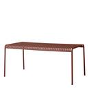 Palissade Table, Iron red, L 170 x W 90 cm