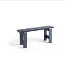 Weekday Bench, 111 cm, Steel Blue