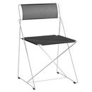 X-Line Chair Outdoor, Black, Galvanised