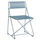 X-Line Chair Outdoor, Powder blue, Powder-coated