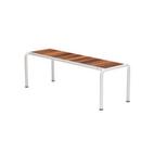 Avanti Bench, 48 x 129,5 cm, Muted White, Thermo Ash